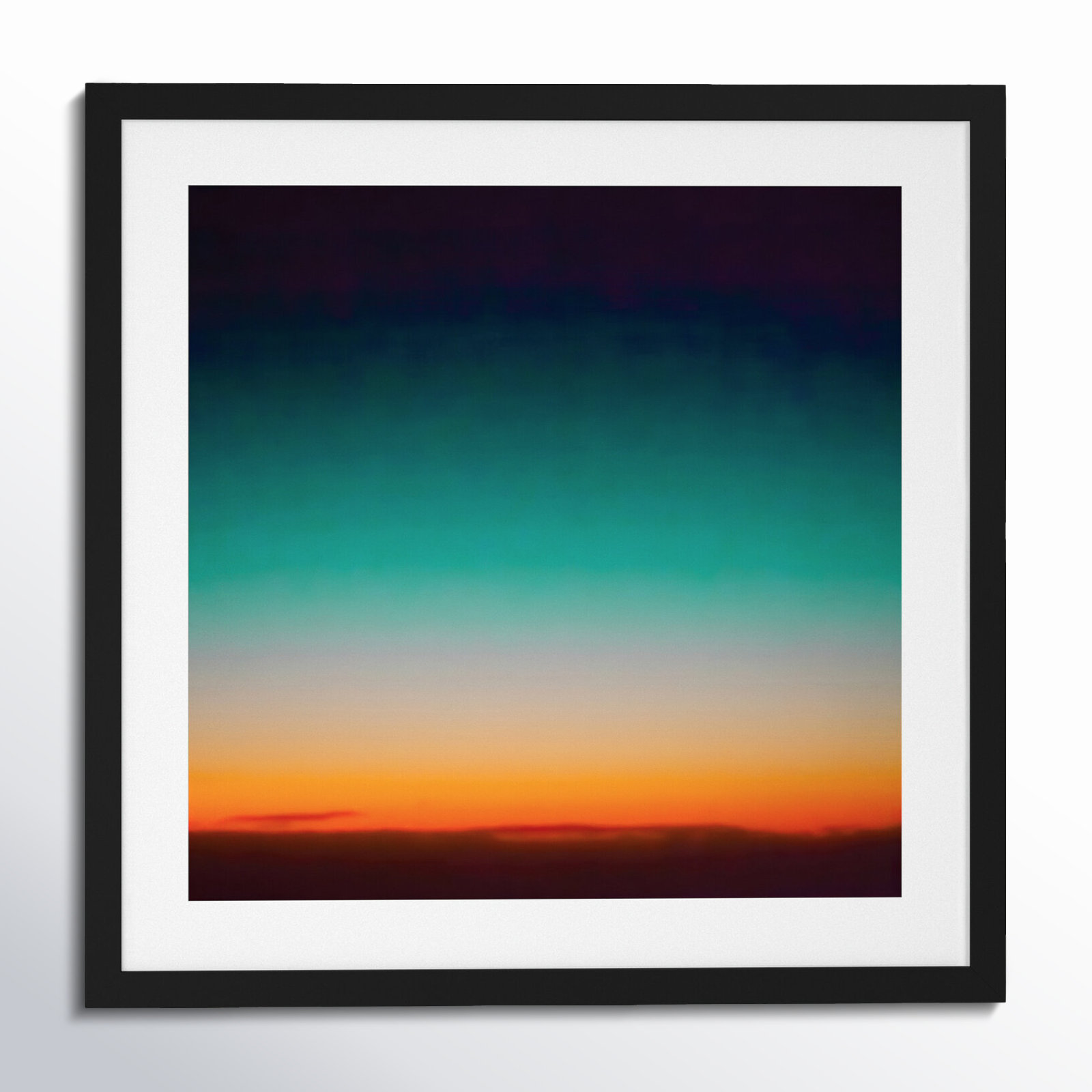 Black, 20.25" H x 20.25" W x 0.88" D