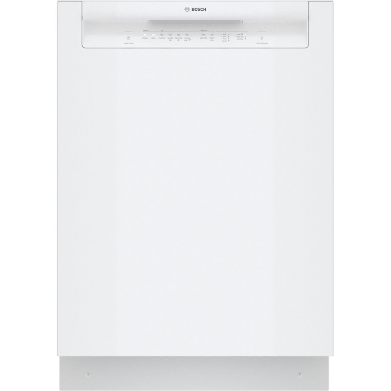 24" White Built-In Dishwasher with Smart Control
