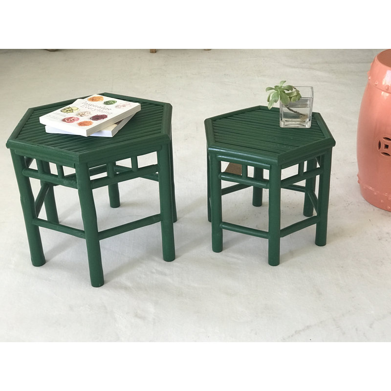 Drakes Nesting Tables, Green