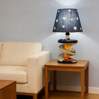 13 Inch Modern Table Lamp, Table Lamps For Living Room, Rustic Farmhouse Bedside Lamps Nightstand Lamp For Bedroom, Desk Lamp For End Table Home Decor