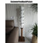 Lampe sur pied en bois massif et acrylique Minimalist Modern