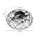 Henricks 43.2cm Round Caged Indoor Ceiling Fan with Light Kit