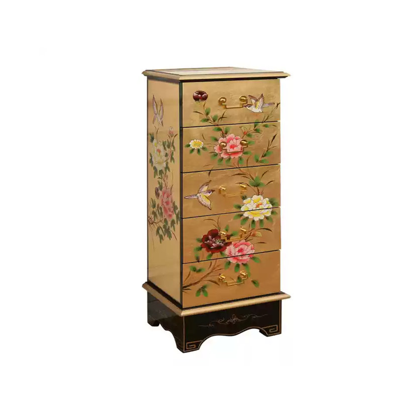 5-Drawer Accent Chest for Bedroom and Living Room, 40.55" H x 17.72" W x 13.78" D