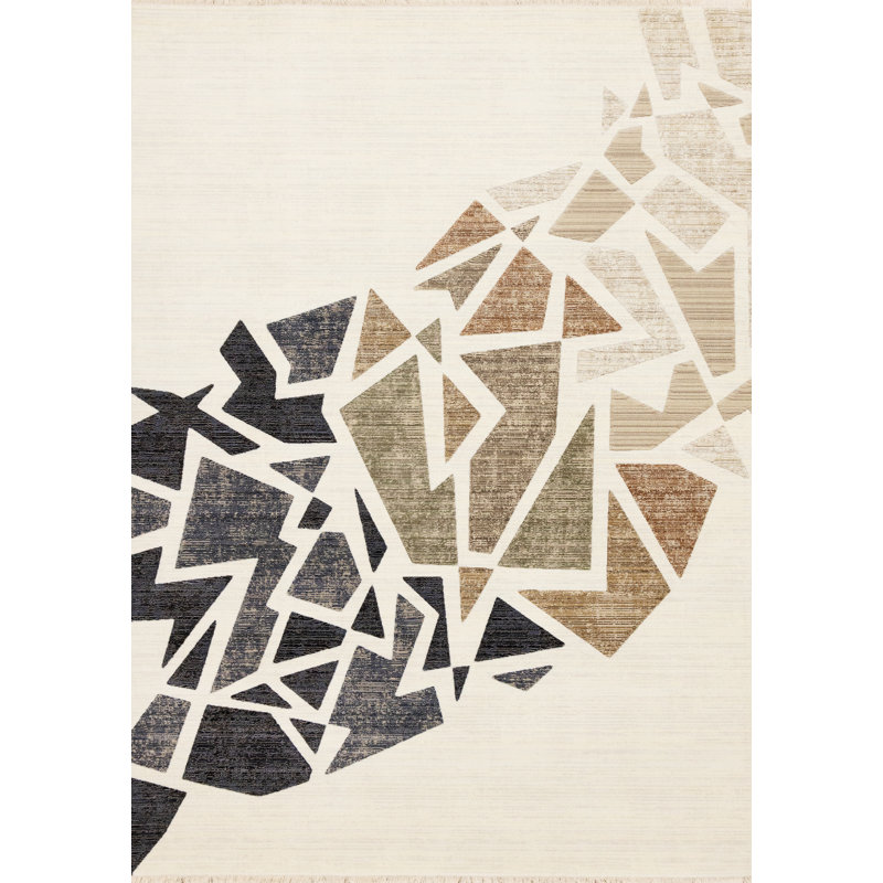 Marranda J144 multicolore 8 x 11, Rectangle 7 pi 10 po x 10 pi 2 po