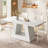 63" Dining Table For 4 With Sturdy Base-596605034