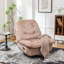 Fauteuil inclinable, fauteuil inclinable, support pour téléphone portable, fauteuil de lecture large et confortable, fauteuil à bascule pivotant, velours doré-1139039878