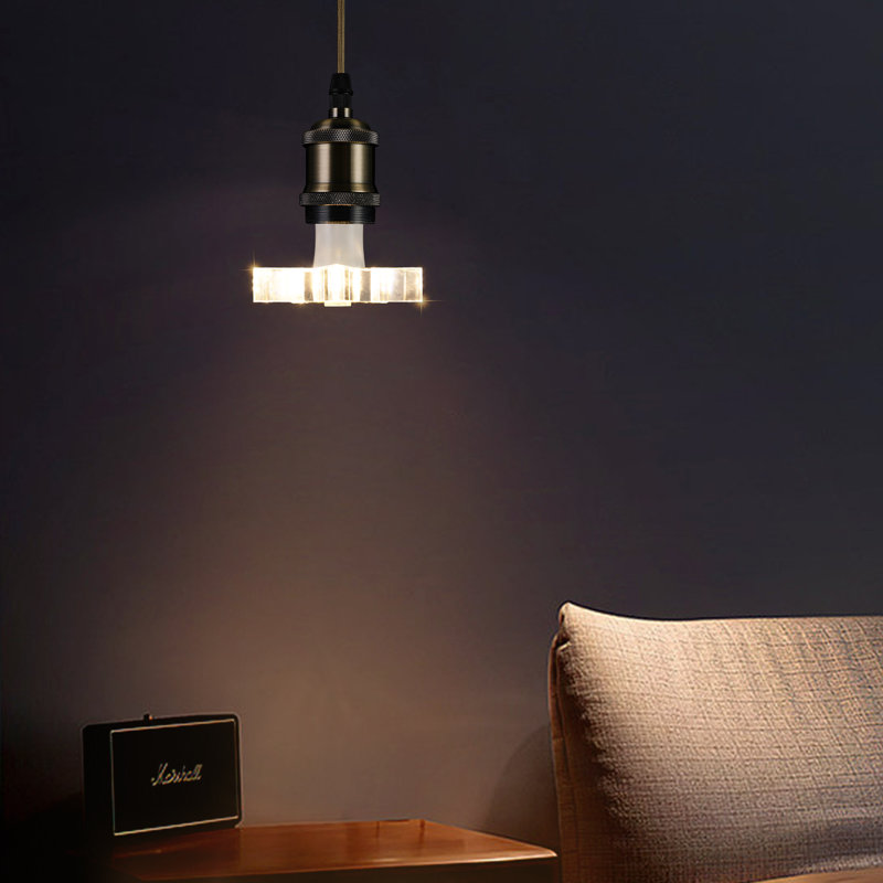 Pentagram LED Solid Crystal-Style Glass Bulb, 3000K Warm White, E26/27 Medium Base Bulbs (Base not included)