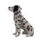 Statue pour chien assis dalmatien