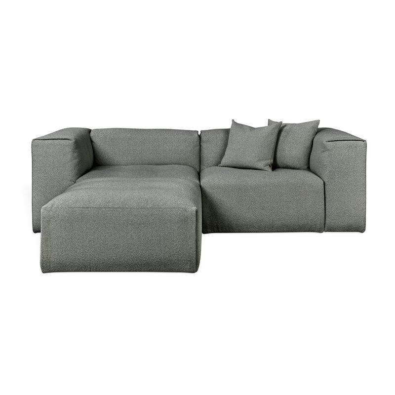 Nest Modular 3-PC Sectional, Scoria Boucle