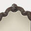 Miroir orné d'acajou