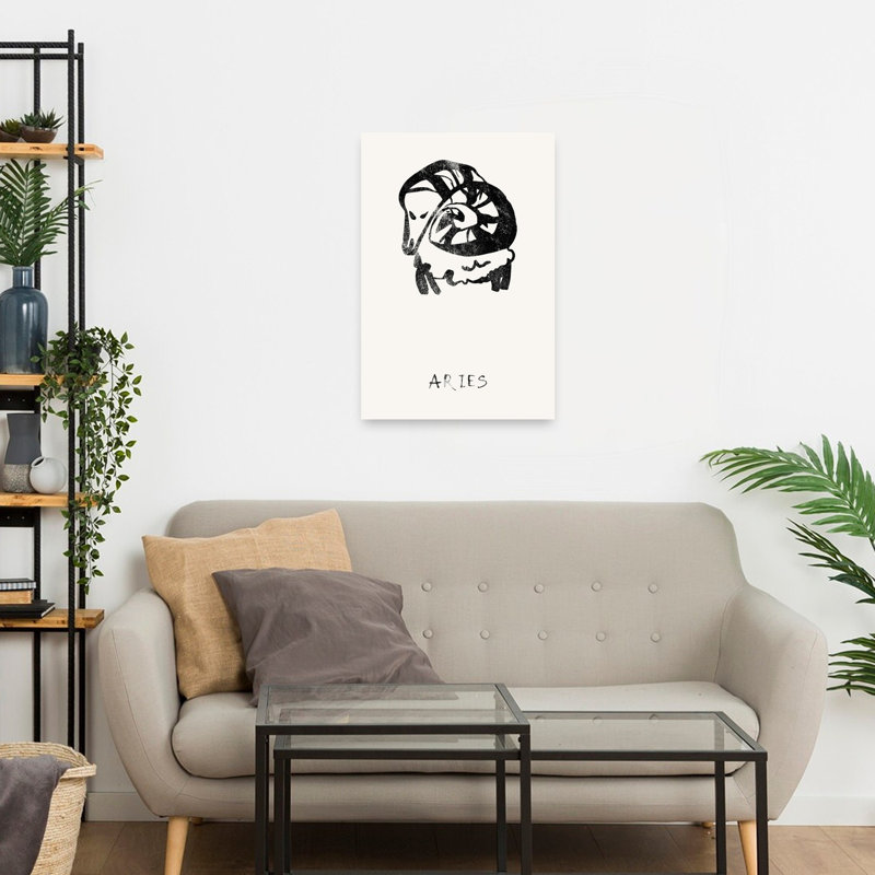 Art mural Bold Aries Ram Bold, 24" H x 16" W