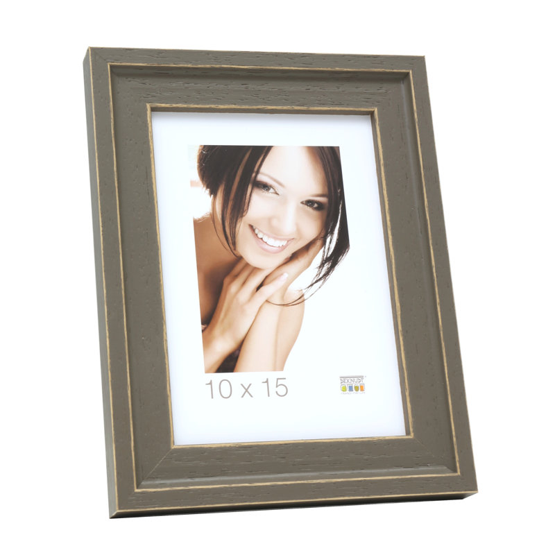 Duncanville Wood Embossed Picture Frame, 64cm H x 44cm W x 1.8cm D, Brown