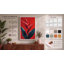Tropical Bloom in Red Botanical - Wrapped Canvas-1648830005-1648830146