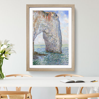 The Manneporte near Etretat by Claude Monet - Picture Frame Painting