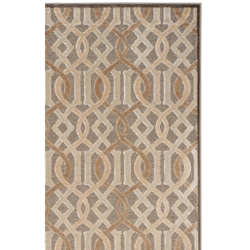 Tapis en viscose Van Wyck Paradise, Tapis de couloir 2 pi 2 po x 8 pi