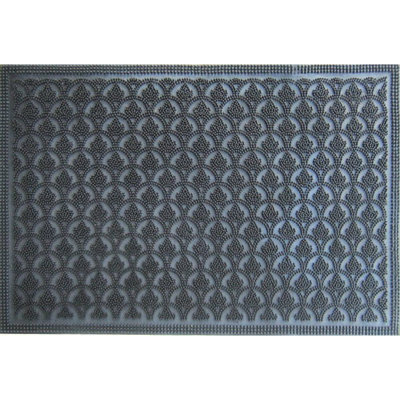 Tapis d'entrée antidérapant 16 po x 24 po Candye Scales