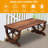 Avaani Solid Wood Fir Outdoor Bench