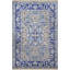 Tapis décoratif bleu à motif floral-644190591