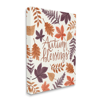 «Autumn Blessings Fern Leaves Nature Floater» par Taylor Shannon Designs