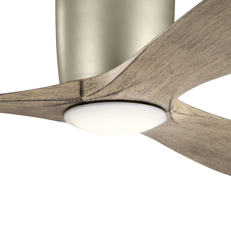 Volos 48'' Ceiling Fan with LED Lights, Brushed Nickel