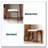 Red Oak Solid Wood Bedroom Vanity Stool-2040500204