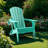 HDPE Folding Adirondack Chair With Cup Holder,Weather-Resistant, Low Maintenance,Supports Up To 400Lbs-77264885