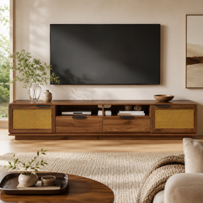 Meuble télé avec tiroirs Natural