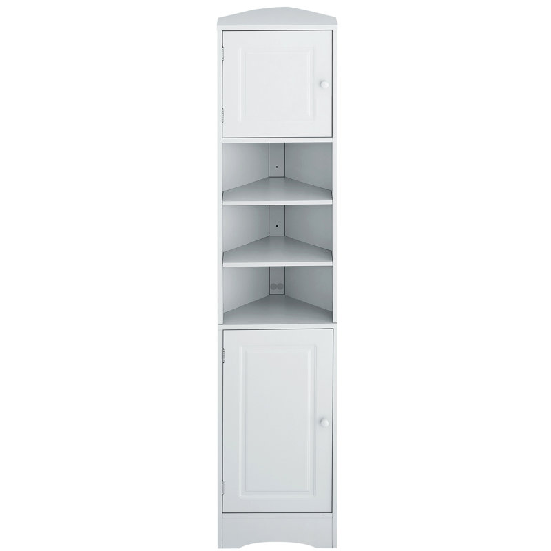 Armoire de salle de bain grise avec tablettes réglables et rangement fonctionnel