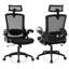 Fauteuil de bureau ergonomique avec support lombaire réglable