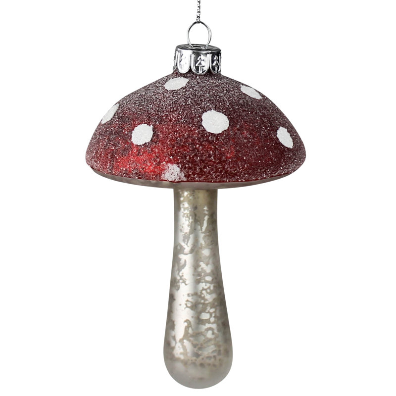 4'' Handmade Glass Trees & Wreaths Hanging Figurine Ornament