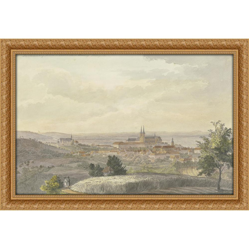 Vue de la ville de Sberg, H 22 po x l 32 po