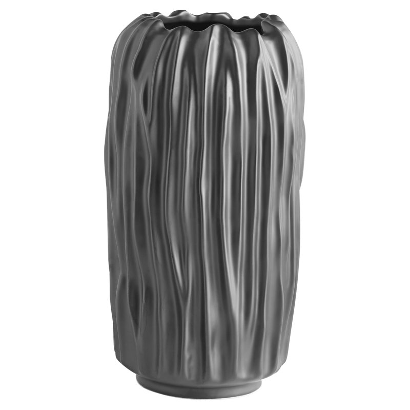 Vase de table Abyssus, H 14 po x l 7,5 po x P 7,5 po
