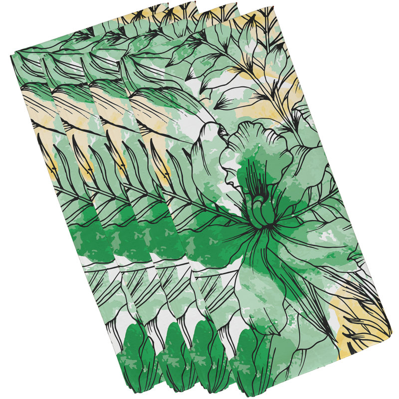 Ensemble de serviettes 4 pièces Marlow, Vert