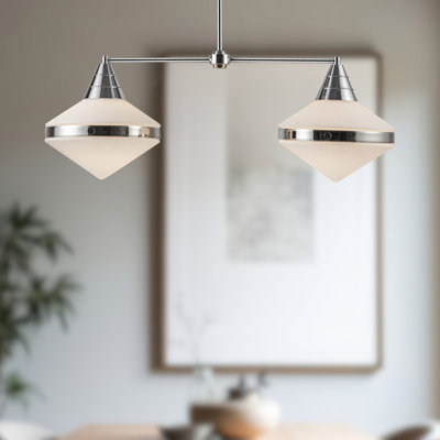 Luminaire suspendu pour îlot de cuisine 2 lumières Willard