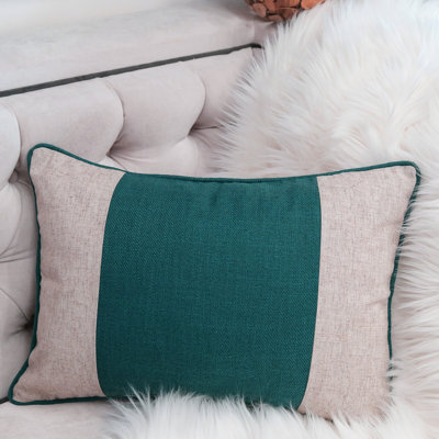  Rectangular Linen Pillow Cover & Insert