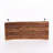 Rustic Metal And Wood Outdoor Coffee Table, Top, 18" X 43" 18", Appearance Finish Table With Iron Legs For Use,