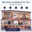 Chauffe-eau électrique sans réservoir 27kW 240V - Système d'eau chaude instantanée à la demande avec technologie auto-modulante intelligente et affichage à DEL pour la douche, la cuisine, gris