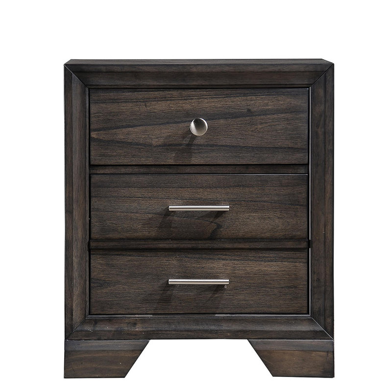 Table de chevet 2 tiroirs 1pc