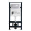 Toilette allongée murale à double chasse StormOn (siège inclus)-50118456-50118455
