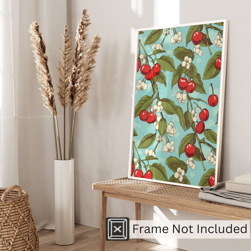 «Food and Kitchen», impression d'art moderne sans cadre, H 14 po x l 11 po