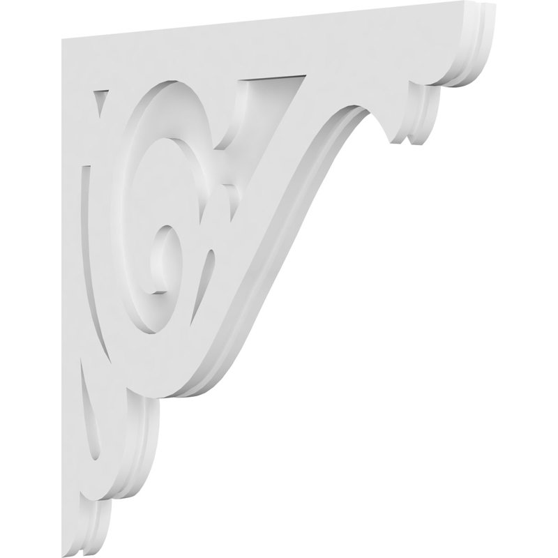 Corbeau en PVC de qualité architecturale Bordeaux, H 22 po x l 22 po x P 1,875 po