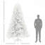 Arbre de Noël de 9 pi de hauteur, arbre de Noël non éclairé avec 2132 pointes de branches, ouverture automatique, base en acier, décoration des Fêtes pour bureau à domicile