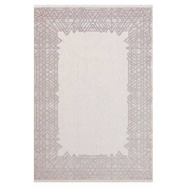 Tapis luxueux, gris, 31,5 po x 118,1 po | 100% acrylique, 1900 g / m², hauteur des poils de 0,3 po | Coton / semelle de jute, 580 000 points de fil | Nettoyage facile à l'aspirateur, nettoyage des taches seulement | Rehaussez votre décor