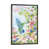 Toile avec cadre rustique foncé