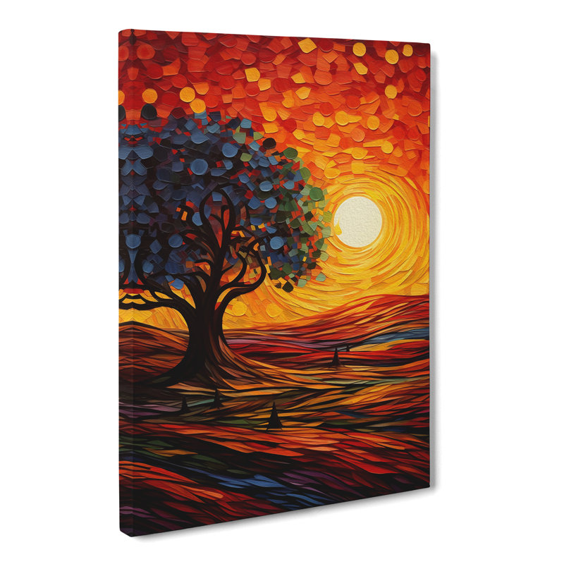 Sunset Orphism No.4 - No Frame Print, 50cm H x 35cm W x 3cm D