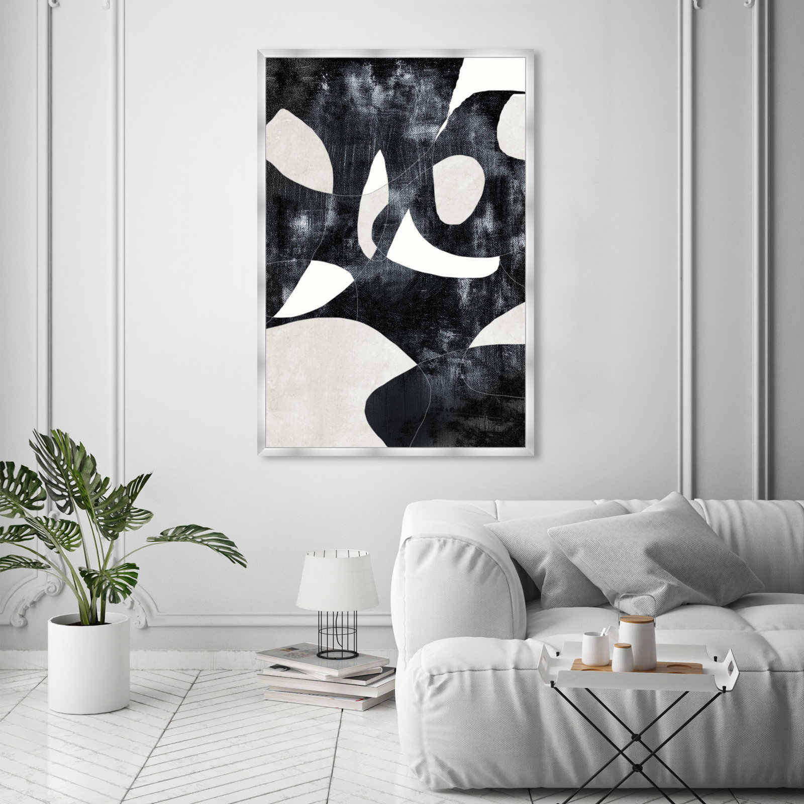 All of Me Print by Oliver Gal, 56" H x 38" W, Silver Frame