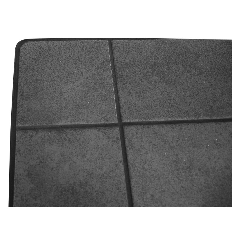 Coussin plat pour foyer - noir minuit, H 2 po x l 48 po x P 48 po