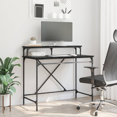 Metal Base Computer Desk