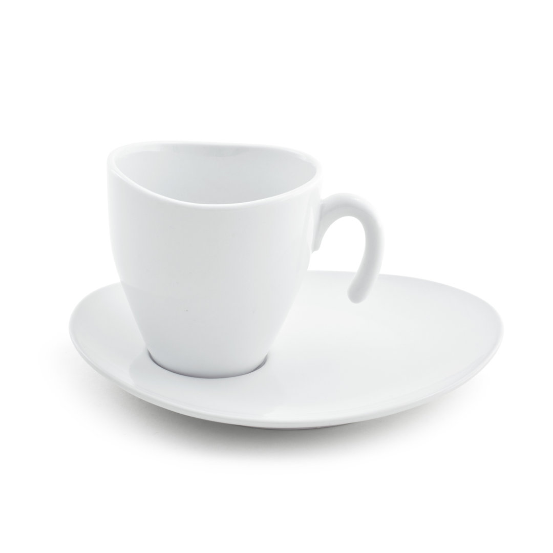 Ellipse 8 oz. Cup and Saucer (Set of 6) Front Of The House