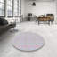 Tapis décoratif rose à carreaux Sansa-423006189